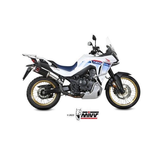 Escape Mivv Slip-On Dakar black Honda XL750 Transalp 2023-24