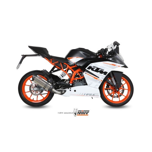 Mivv Full system 1x1 Suono St. Steel con tapa carbono KTM RC 390 2014-16