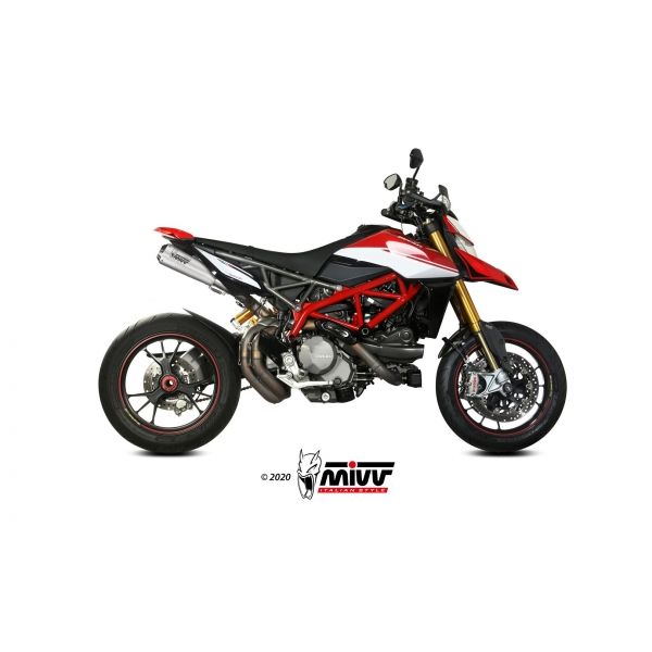 Mivv 2 Slip-On X-M1 titan Ducati Hypermotard 950 / SP / RVE 2019-23