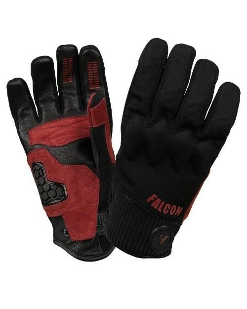 GUANTES DE INVIERNO FALCON MAN ROJO/NEGRO
 Bycity
