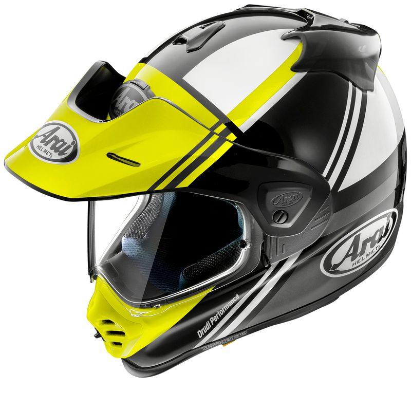 Casco ARAI TOUR-X5 Cosmic - Amarillo flúor Casco ARAI TOUR-X5 Cosmic - Amarillo flúor