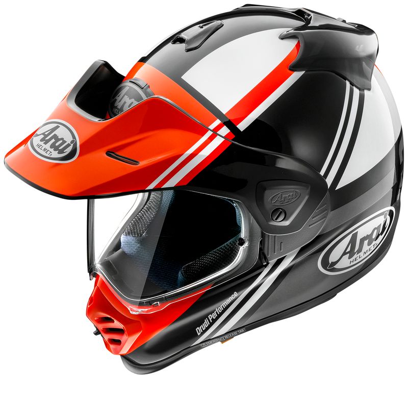 Casco ARAI TOUR-X5 Cosmic - rojo