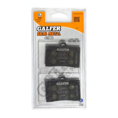 Pastillas de freno semimetálicas GALFER
BRAKE PAD SEMI METAL SCOOTER para Yamaha T-Max / TZR /
