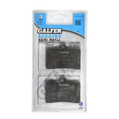 Pastillas de freno semimetálicas GALFER
BRAKE PAD SEMI METAL SCOOTER para Yamaha T-Max / XJR / TZR /
