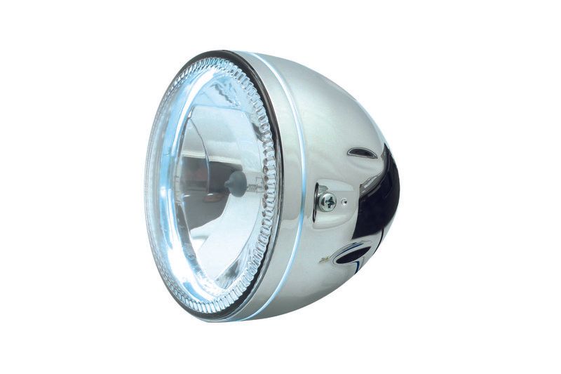 Faro delantero marco LED cromado Homologación CE
