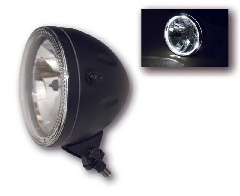 Faro delantero marco LED negro
 Homologación CE