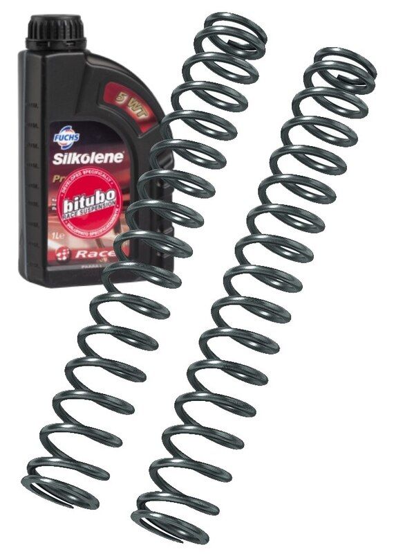 Kit de muelles lineales BITUBO para KAWASAKI NINJA 400 y YAMAHA YZF-R3 ABS