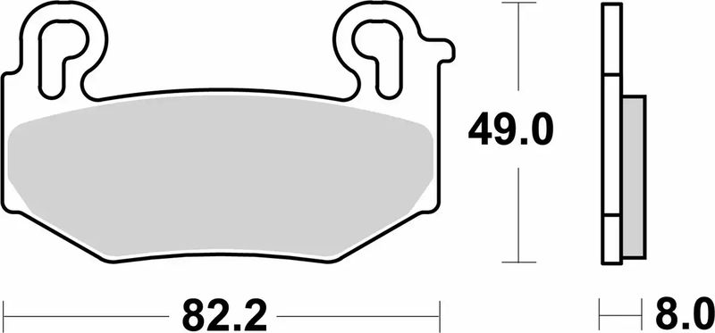 Pastillas de freno sinterizadas BREMBO - 07BB42SA  BMW R 1300 GS [1300]