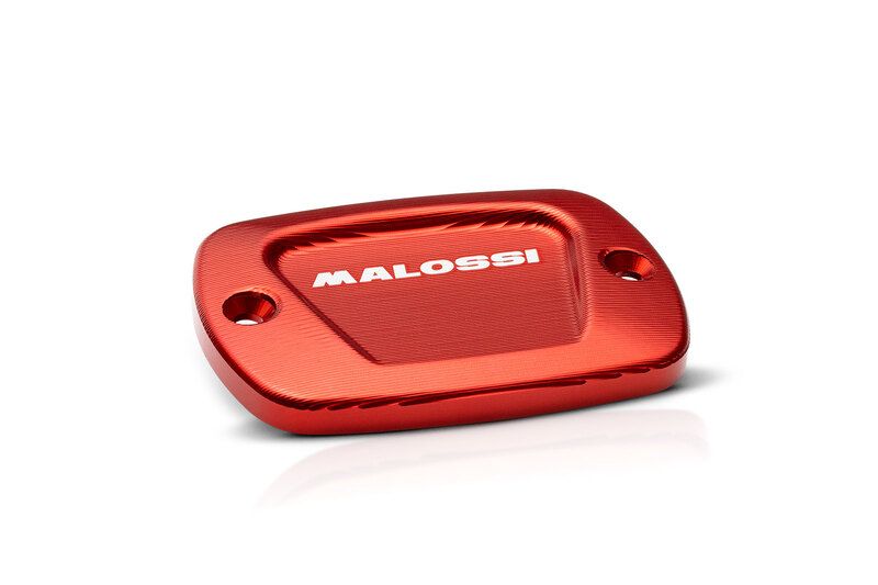 Tapa para depósito de líquido de frenos MALOSSI - Rojo para Yamaha T-MAx