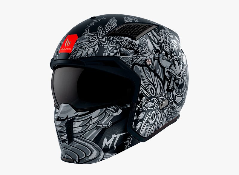 Casco Jet MT STREETFIGHTER SV S HELLISH B2 MATE