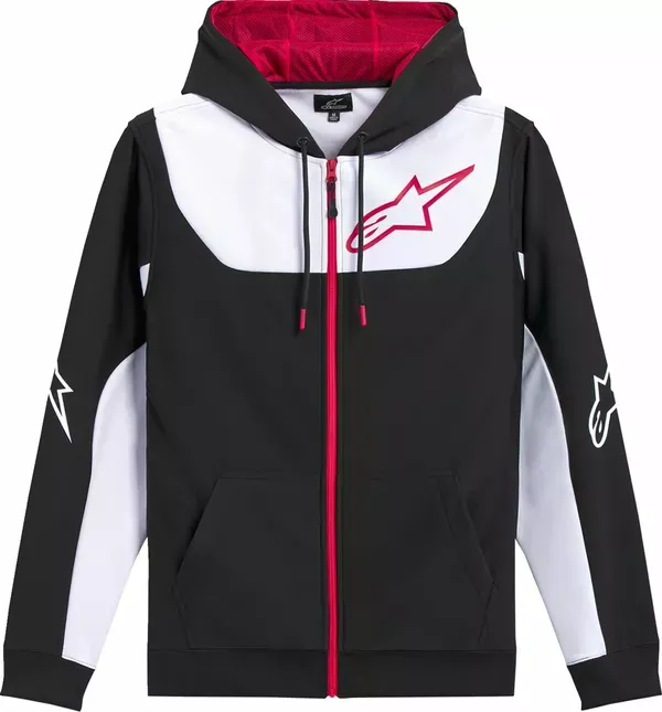 Sudadera con cremallera y capucha Sessions V3 ALPINESTARS
HOODIE ZIP SESSIONS V3 BLK/WHT/RD