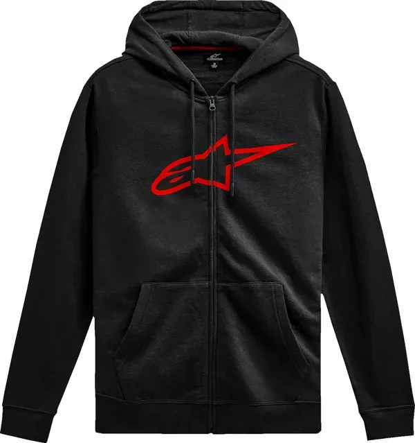 Sudadera con cremallera y capucha Ageless V3 ALPINESTARS
HOODIE ZIP AGELESS V3 BLK/RD