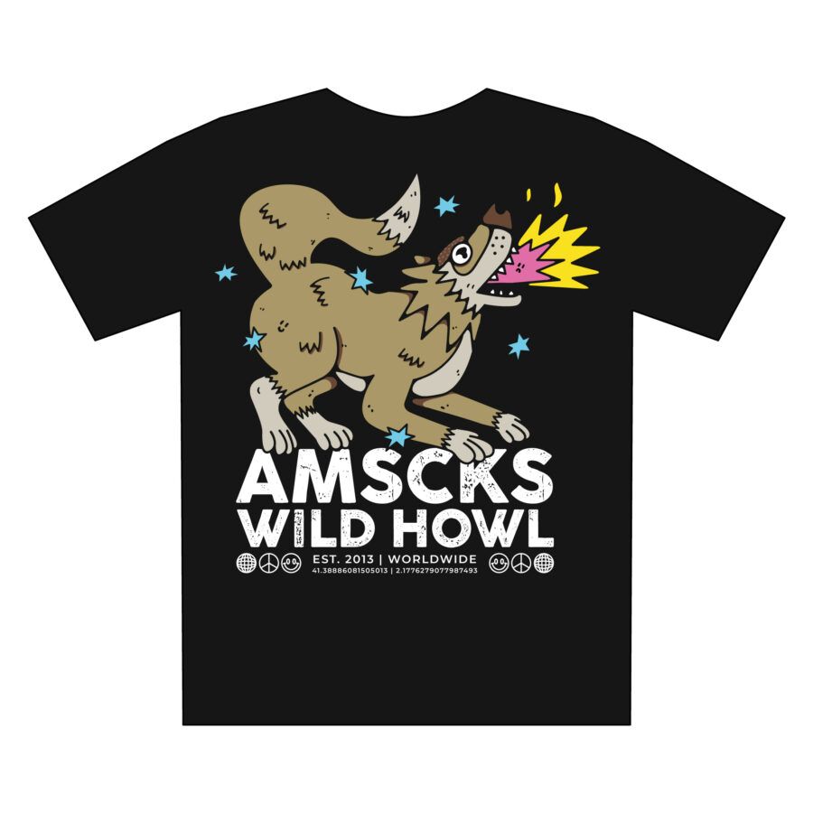 Camiseta American Socks Camiseta Aullido salvaje