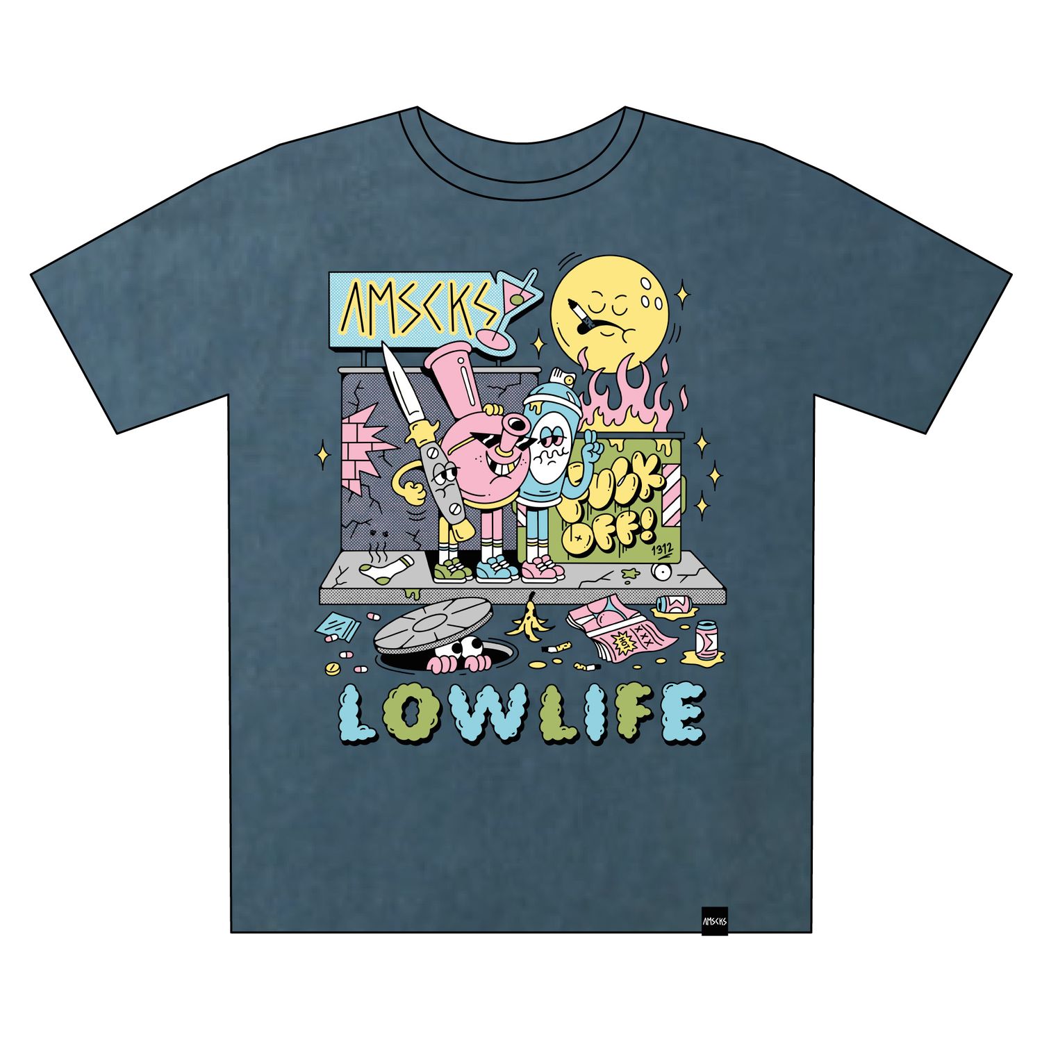Camiseta American Socks Low Life – T-Shirt