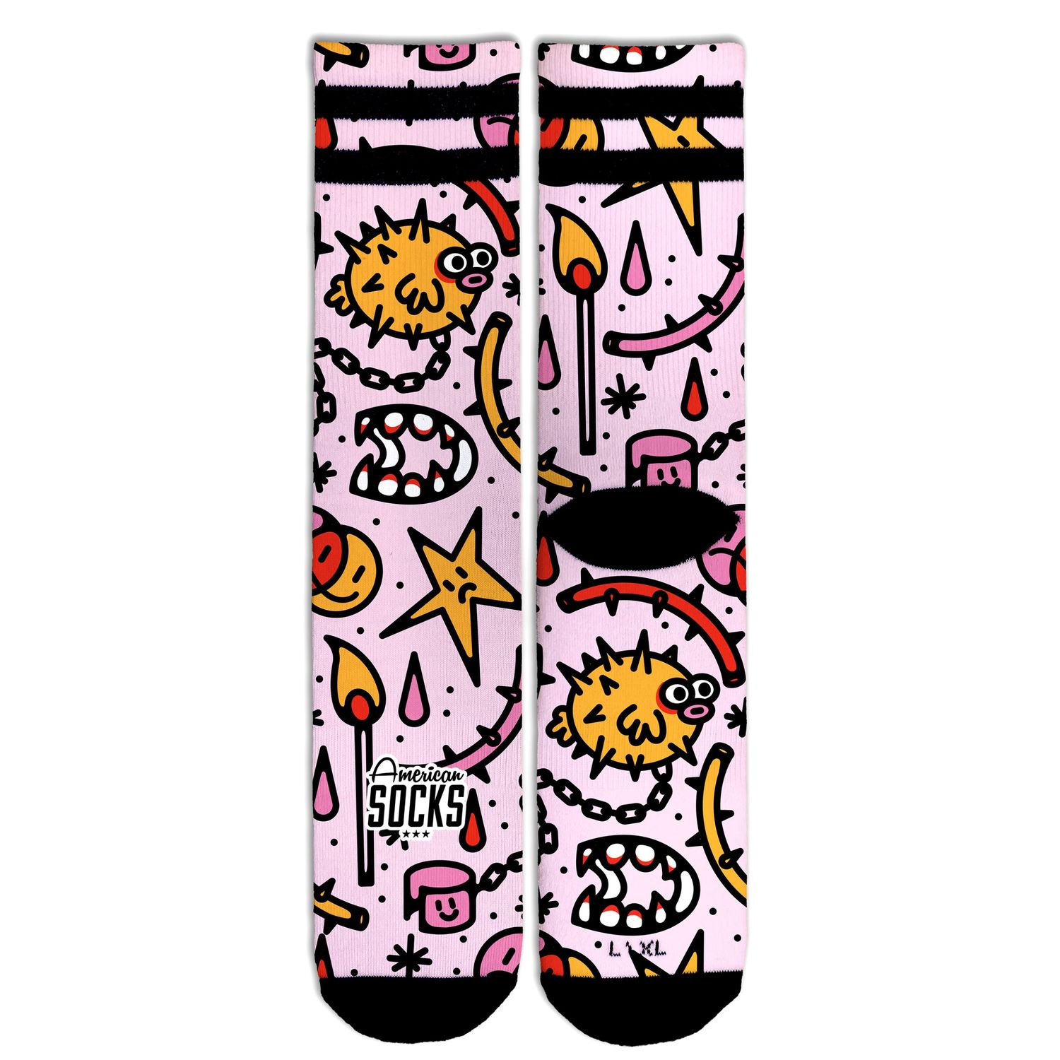 American Socks Signature Pez globo – Medio alto