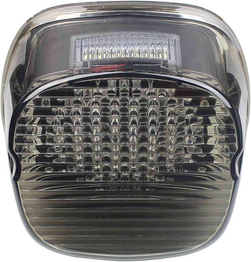 Luz trasera LED para motocicleta para la mayoría de los modelos Harley Davidson Ahumado