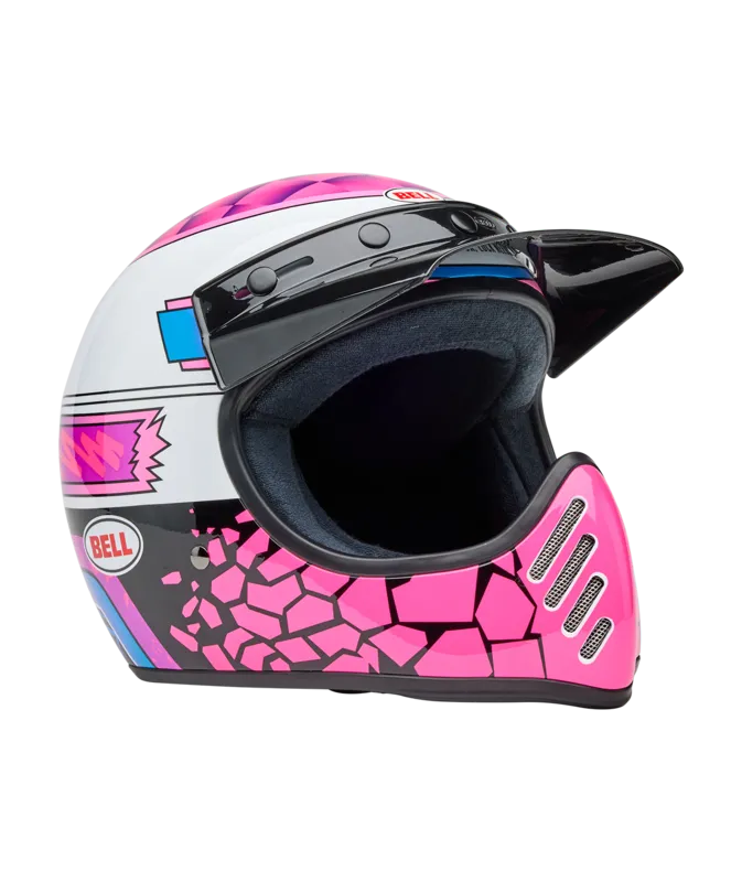 Casco BELL Moto-3 - Deathspray Gloss Pink Purple