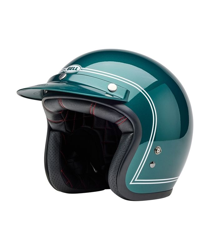 Casco BELL Custom 500 - Steve McQueen Riverside Metallic Green