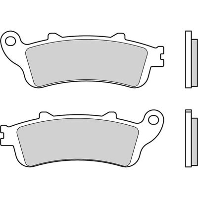 Pastillas de freno orgánicas Brembo 07HO4308