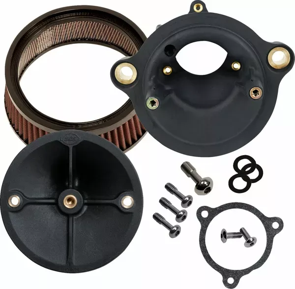 Kit filtro de aire Stealth S&S CYCLE
Air Cleaner Kit w/o Cover Stealth M8 2023 CVO w/VVT 49C