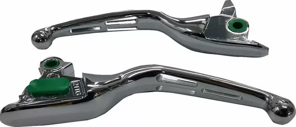 Set de manetas anchas estilo ranurado DRAG SPECIALTIES
LEVERS SLOT CHROME 21-22TOUR