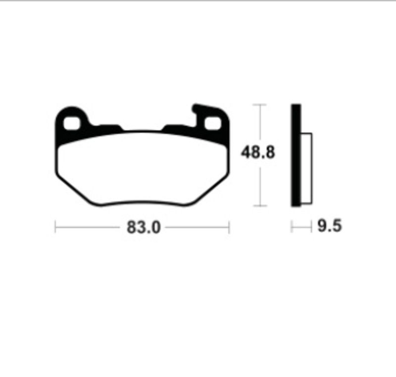 Pastillas de freno TECNIUM Supersport sinterizadas - MR493 para HARLEY DAVIDSON NIGHTSTER 975, SPORTSTER 1250 S