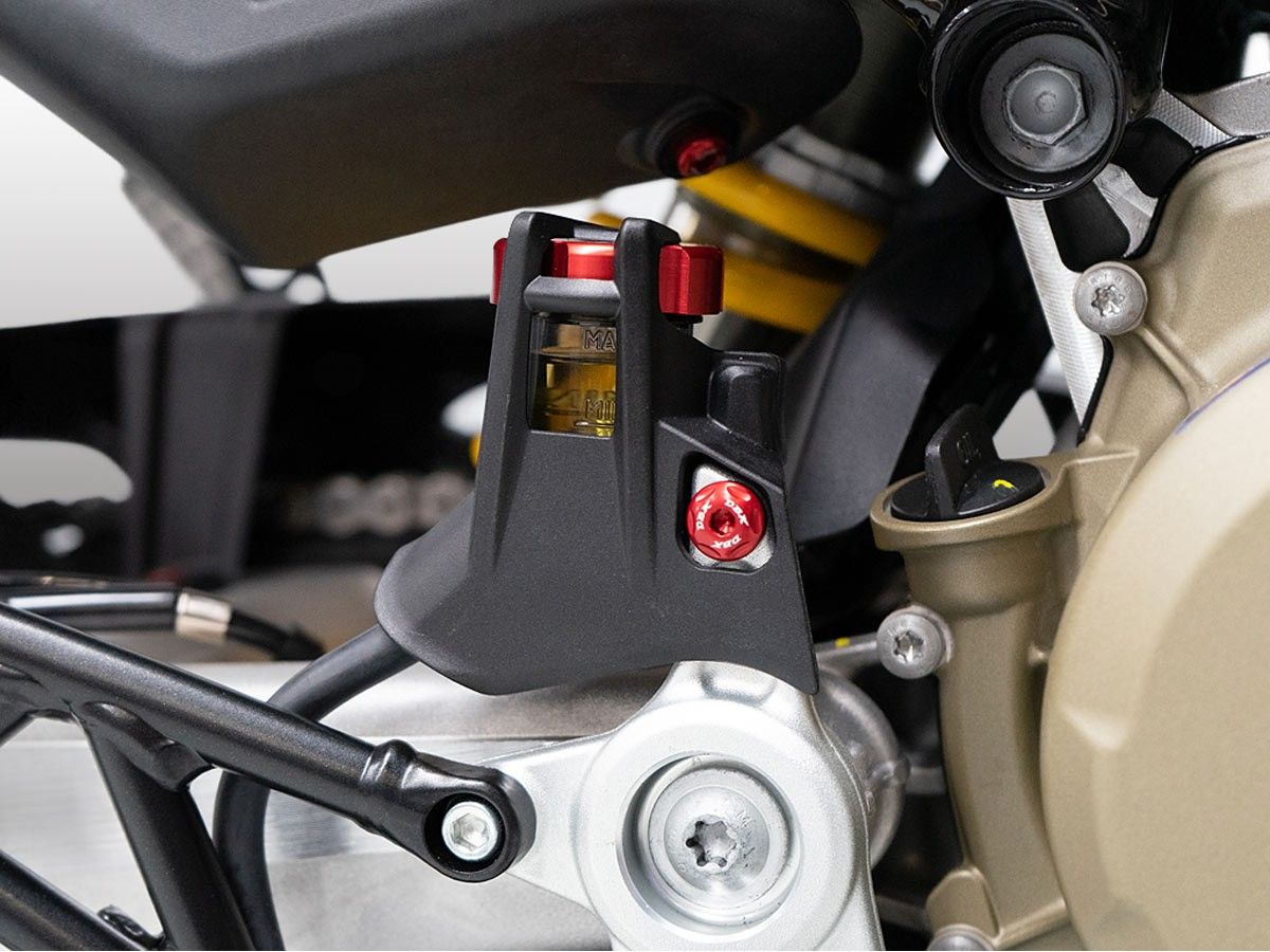 DUCATI HYPERMOTARD KVT89 - KIT DE TORNILLOS DE DEPÓSITO DE ACEITE DE FRENO TRASERO HM 698