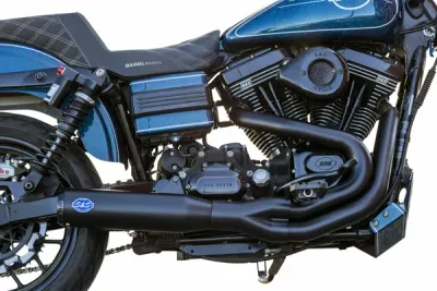 Sistema de escape 2-en-1 Qualifier S&S CYCLE
Exhaust Qualifier 2:1 Guardian Black Dyna 2006-07