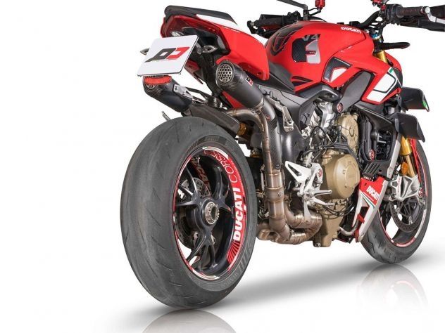 SISTEMA DE ESCAPE SEMI COMPLETO GUNSHOT DARK MATTER ESCAPE QD DUCATI STREETFIGHTER V4 2022-2024