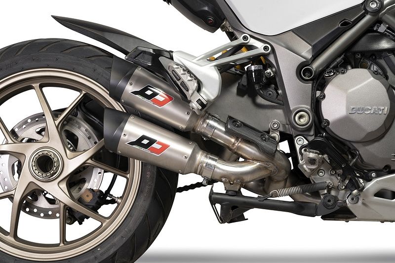 ESCAPE TWIN GUNSHOT QD ESCAPE COMPLETO DUCATI MULTISTRADA 1260 2017-2020