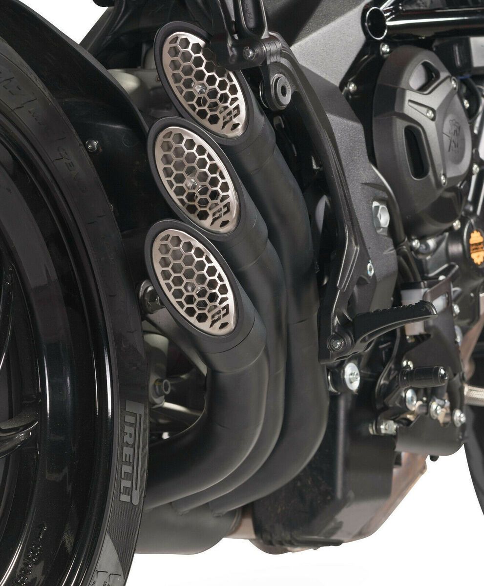 TERMINAL OSCURO DE ACERO INOXIDABLE PARA PISTOLA DE POTENCIA QD MV AGUSTA BRUTALE 675 / 800 2012-2015