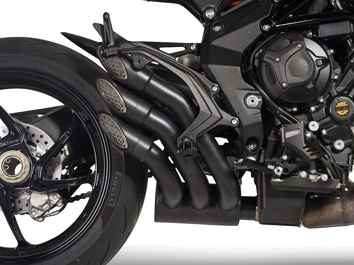SILENCIADOR DE ESCAPE QD ESCAPE POWERGUN OSCURO MV AGUSTA F3 800 2017-2022