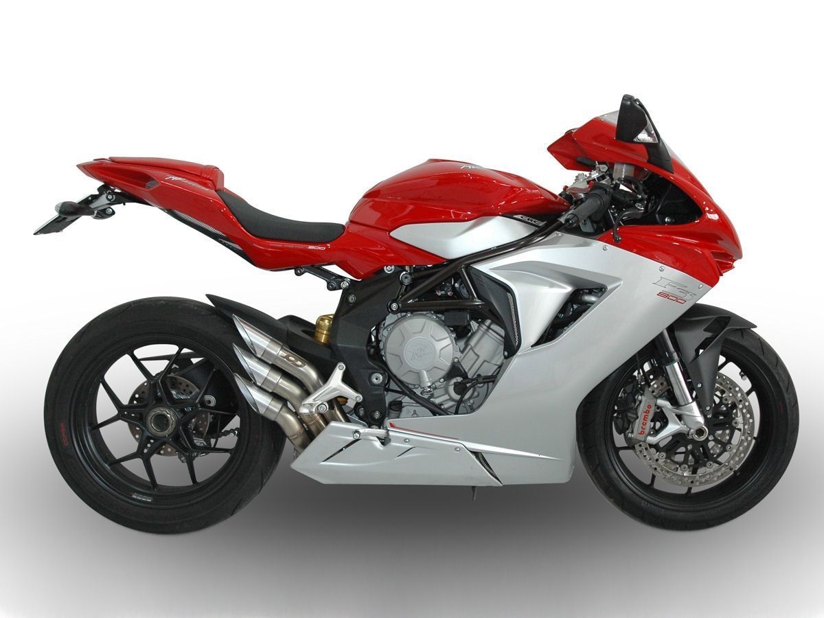 SILENCIADOR DE ESCAPE QD EXHAUST POWERGUN MV AGUSTA F3 675 / 800 2011-2024