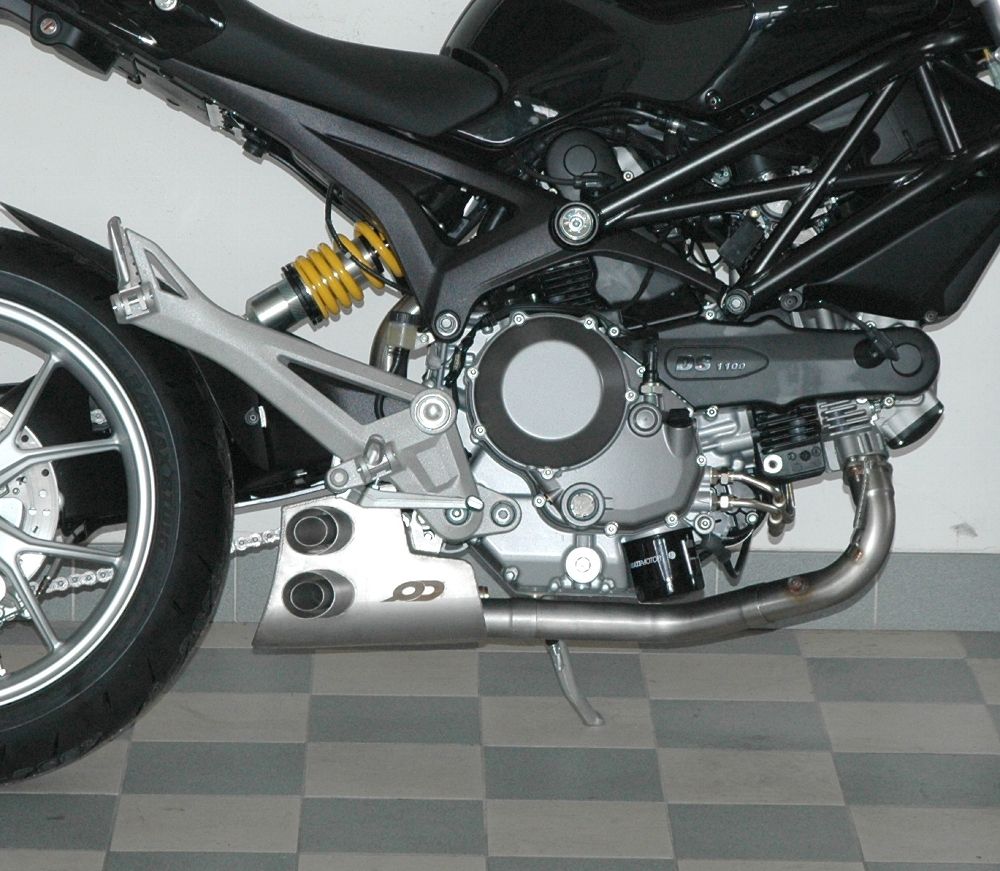 ESCAPE COMPLETO QD EX-BOX CATALIZADOR DE ACERO INOXIDABLE DUCATI MONSTER 796