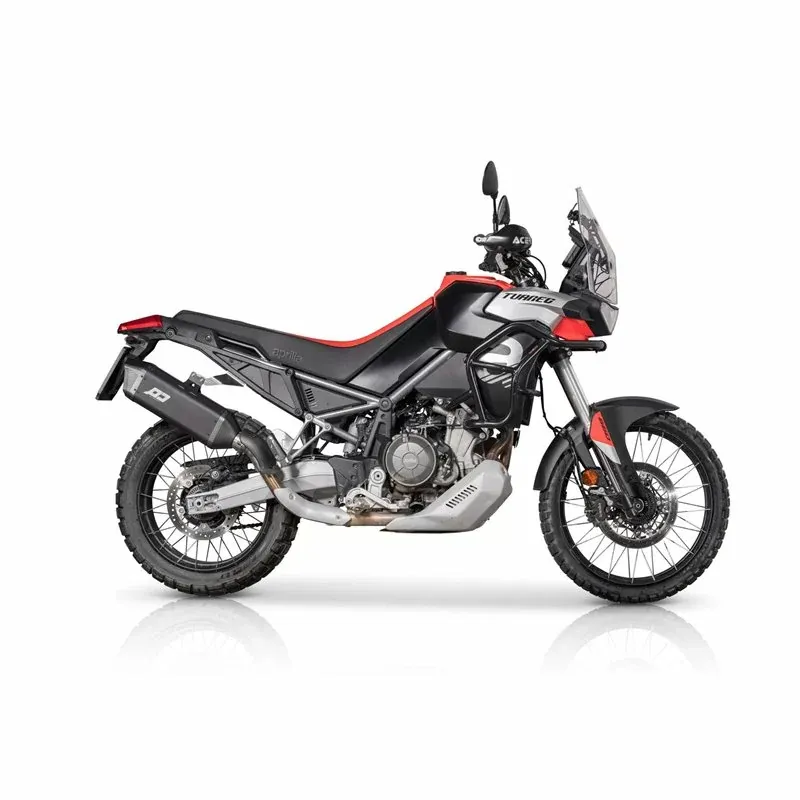 KIT SILENCIADOR DE ESCAPE QD EXHAUST TOURANCE OSCURO APRILIA TUAREG 660 2022-2024