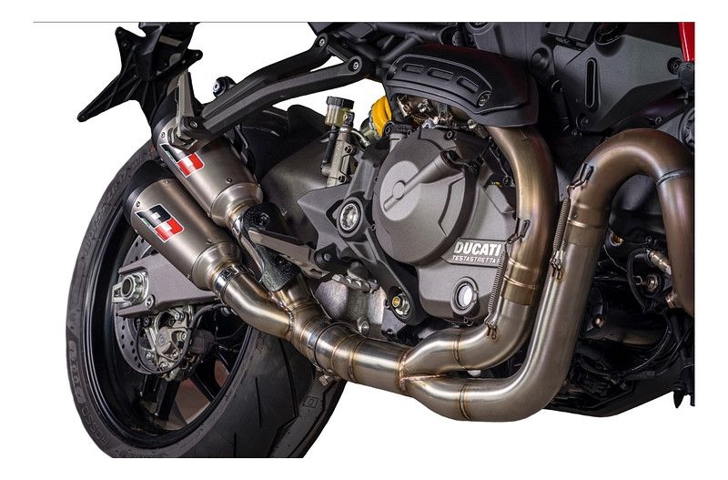 EL ACCESORIO DE CARRERAS ELIMINA LA VÁLVULA DE ESCAPE QD DUCATI MONSTER 821 2018-2020
