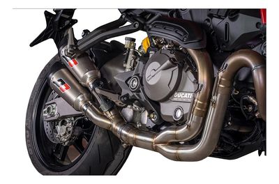 EL ACCESORIO DE CARRERAS ELIMINA LA VÁLVULA DE ESCAPE QD DUCATI MONSTER 821 2018-2020
