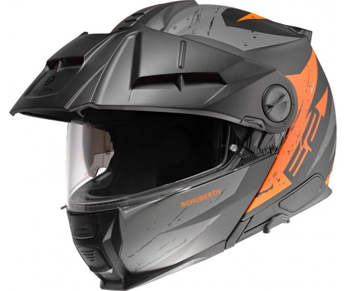 CASCO DE VIAJE SCHUBERTH E2 EXPLORER NARANJA