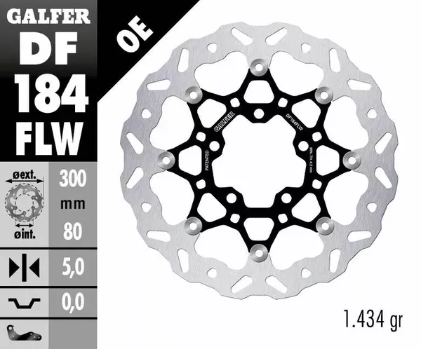 Disco de freno Wave® para Kawasaki Vulcan/ ER-6N / KLE / KLZ / NINJA / Z1000 / ZX6-R / Z750 / Z H2