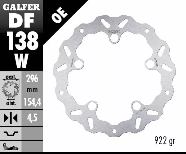 Disco de freno Wave® para Honda CB / NX