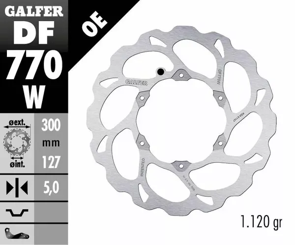 Disco de freno Wave® para Husqvarna 701/ KTM 990 / 690 / 950