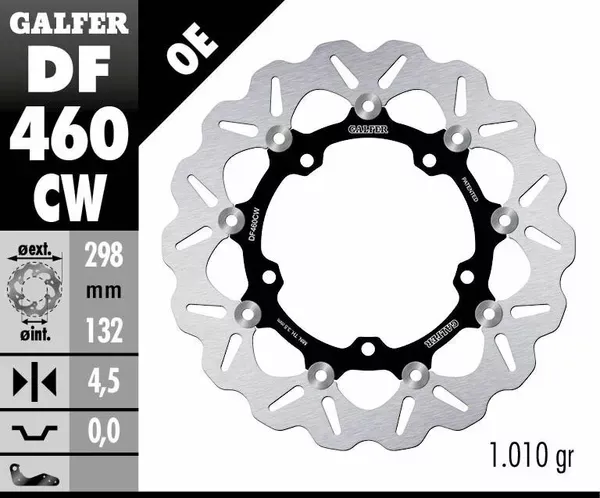 Disco de freno Wave® para Yamaha MT-03 / YZF R3 / YZF R7