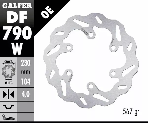 Disco de freno Wave® para KTM y HUSQVARNA