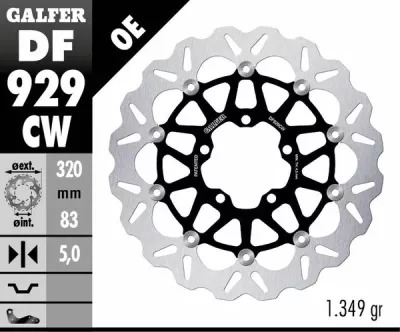 Disco de freno Wave® para Triumph Rocket / Scrambler / Speed / Tiger