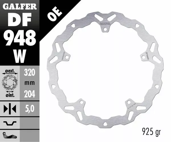 Disco de freno Wave® para KTM 390 / 125