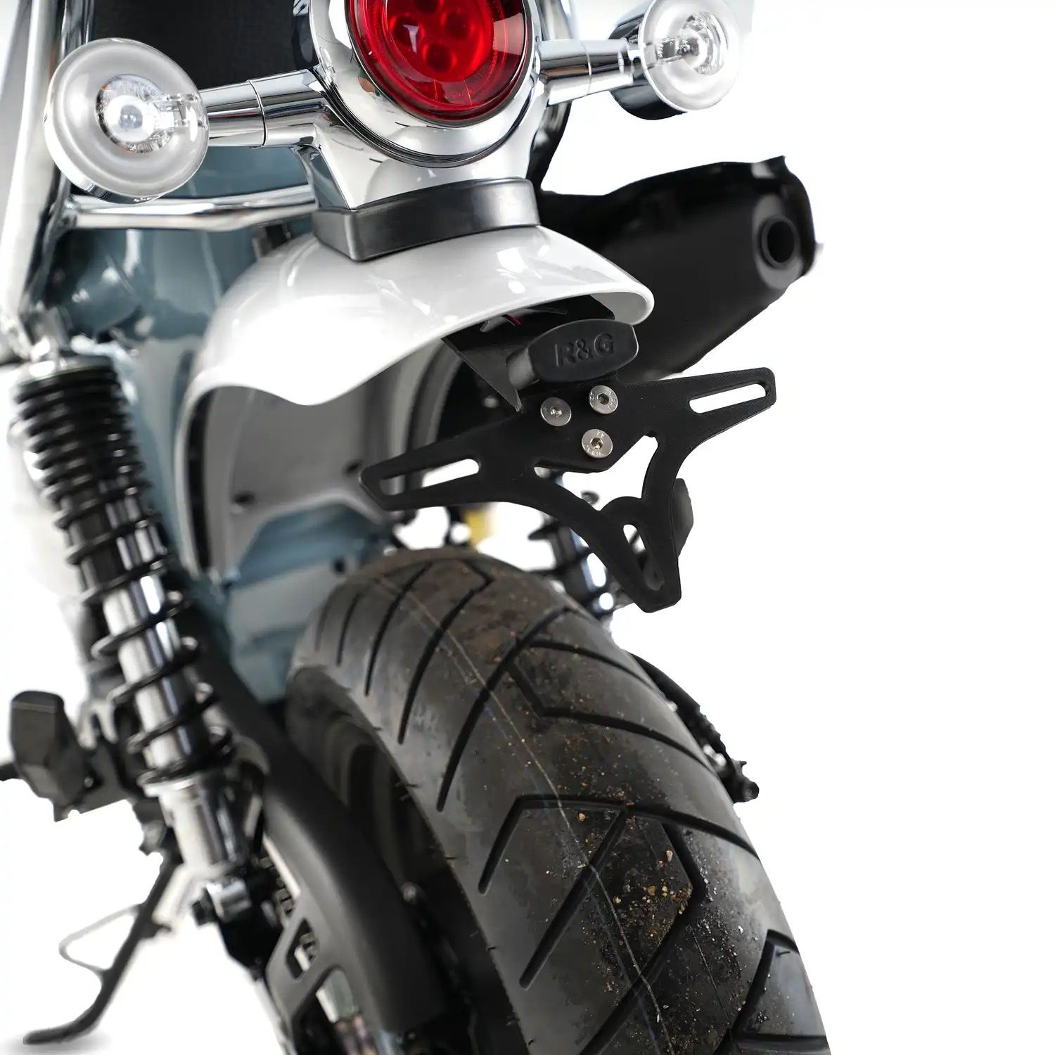 SOPORTE PARA MATRÍCULA R&G HONDA ST 125 DAX 2022-2023