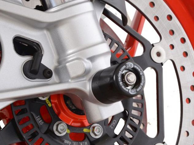 PAR DE PROTECCIONES DE HORQUILLA NEGRO R&G APRILIA RS 660 2021
