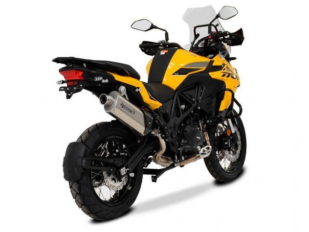 SILENCIADOR 4 TRACK-S HP CORSE ACERO SATINADO BENELLI TRK 502 / X 2018-2023