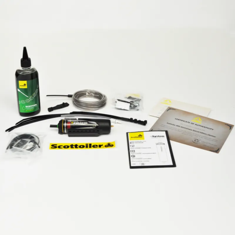 Sistema de lubricación SCOTTOILER vScottoiler edición 40 aniversario