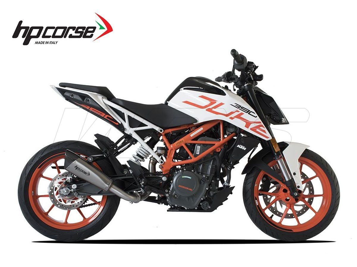 EVOXTREME 260 HP CORSE SILENCIADOR ACERO SATINADO KTM DUKE 390 2017-2020